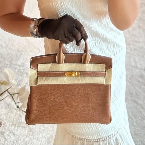 100% authentic NIB Hermes Birkin 25 gold togo ghw stamp Z - Picture 3 of 3
